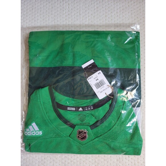 NWT Adidas NHL WINNIPEG JETS St Patricks Day Green Authentic Jersey 54, XL - Picture 5 of 7